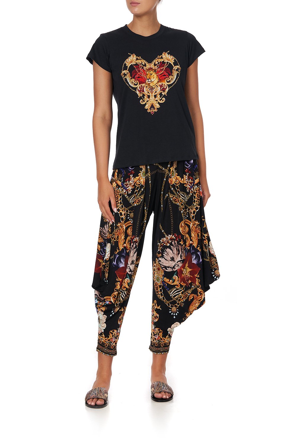 SLIM FIT ROUND NECK T-SHIRT A NIGHT IN THE 90S