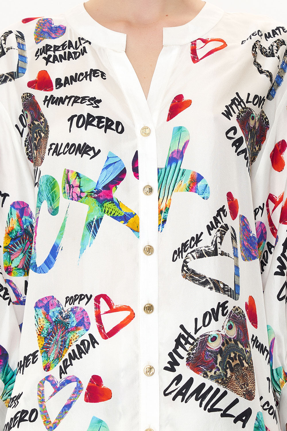 DROPPED SHOULDER BLOUSON SHIRT SHES A WRITE OFF