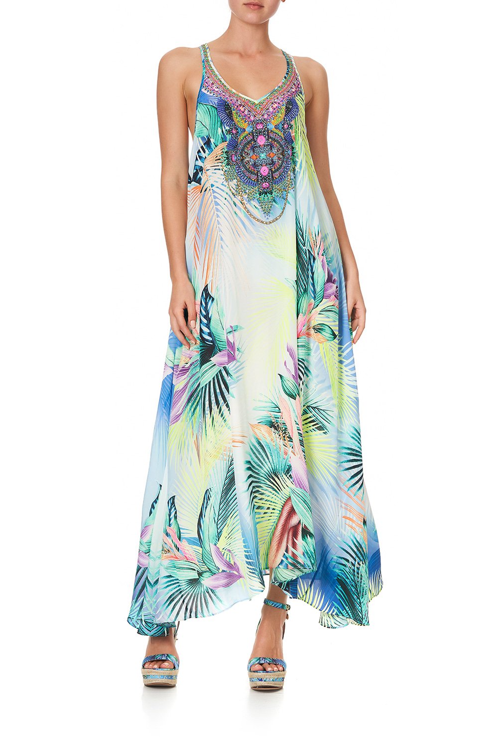 V NECK RACERBACK DRESS WHATS YOUR VICE