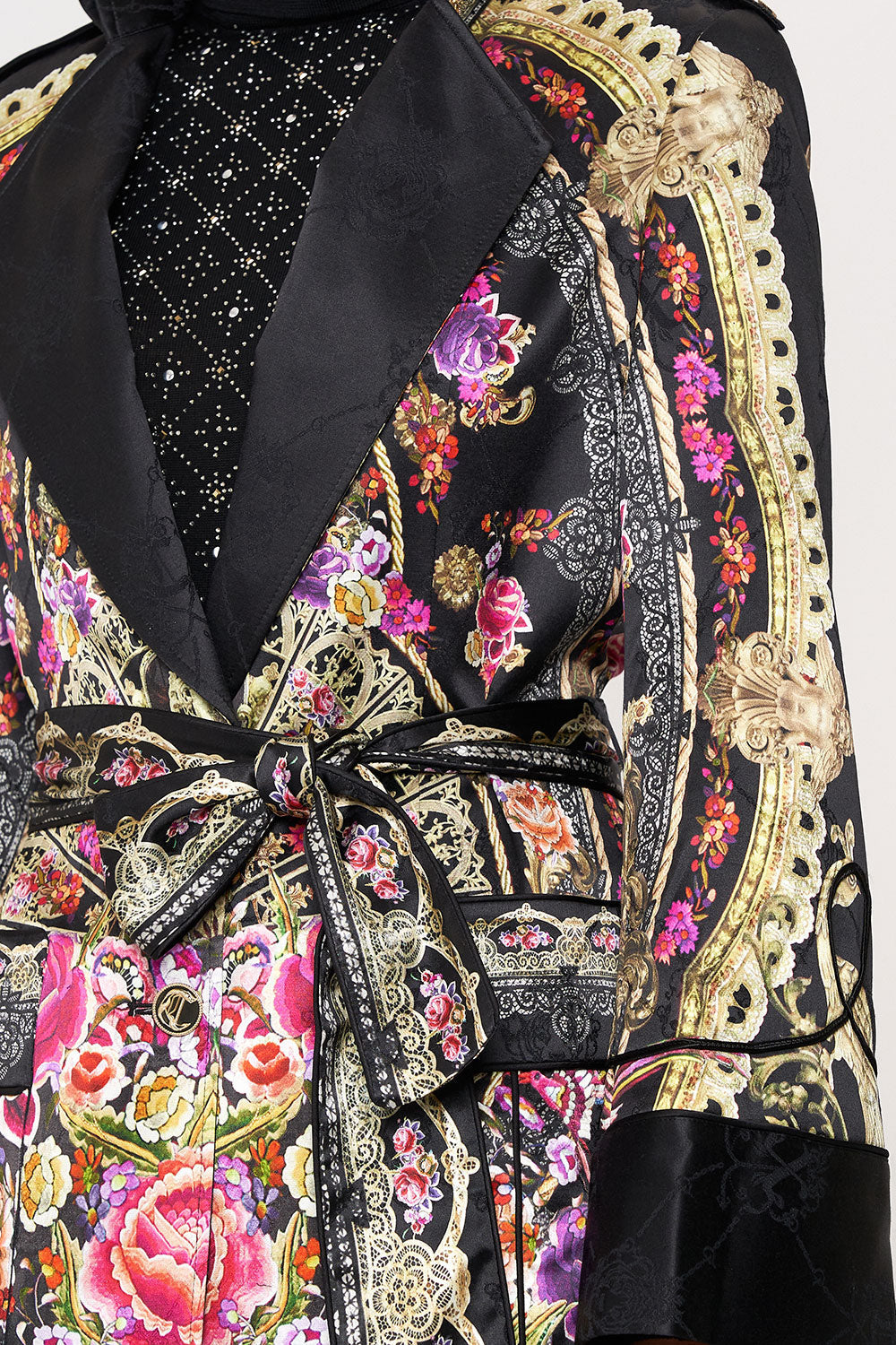 MID LENGTH MILITARY COAT DANCE WITH DUENDE