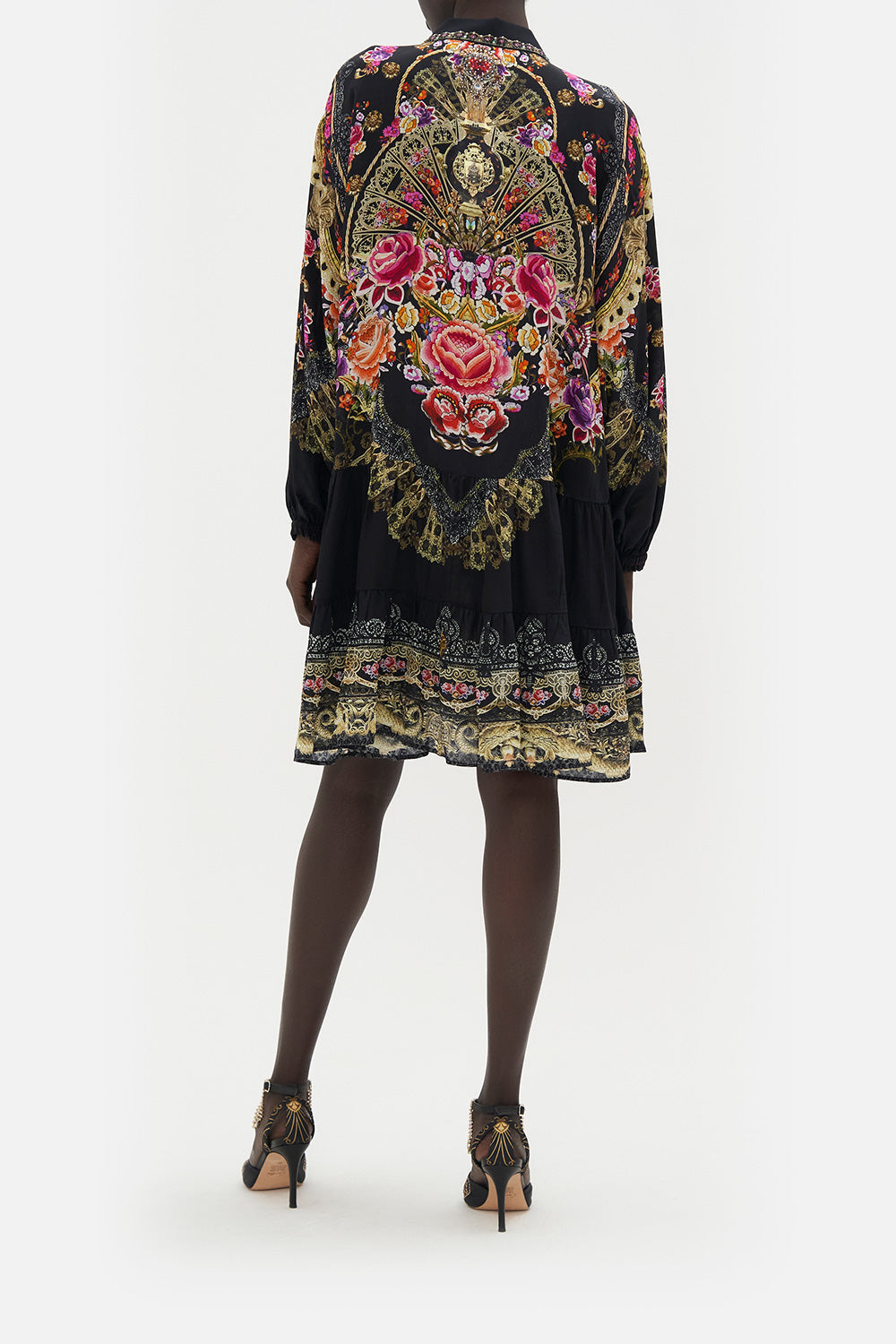 TIERED SHIRT DRESS DANCE WITH DUENDE