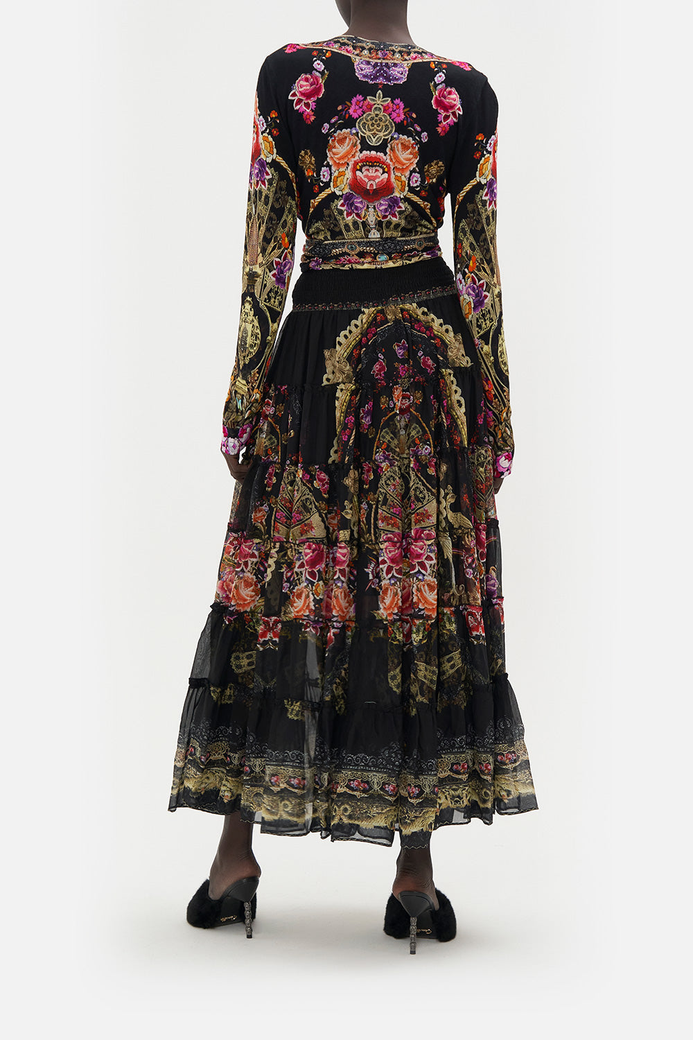 LONG SLEEVE WRAP TOP DANCE WITH DUENDE