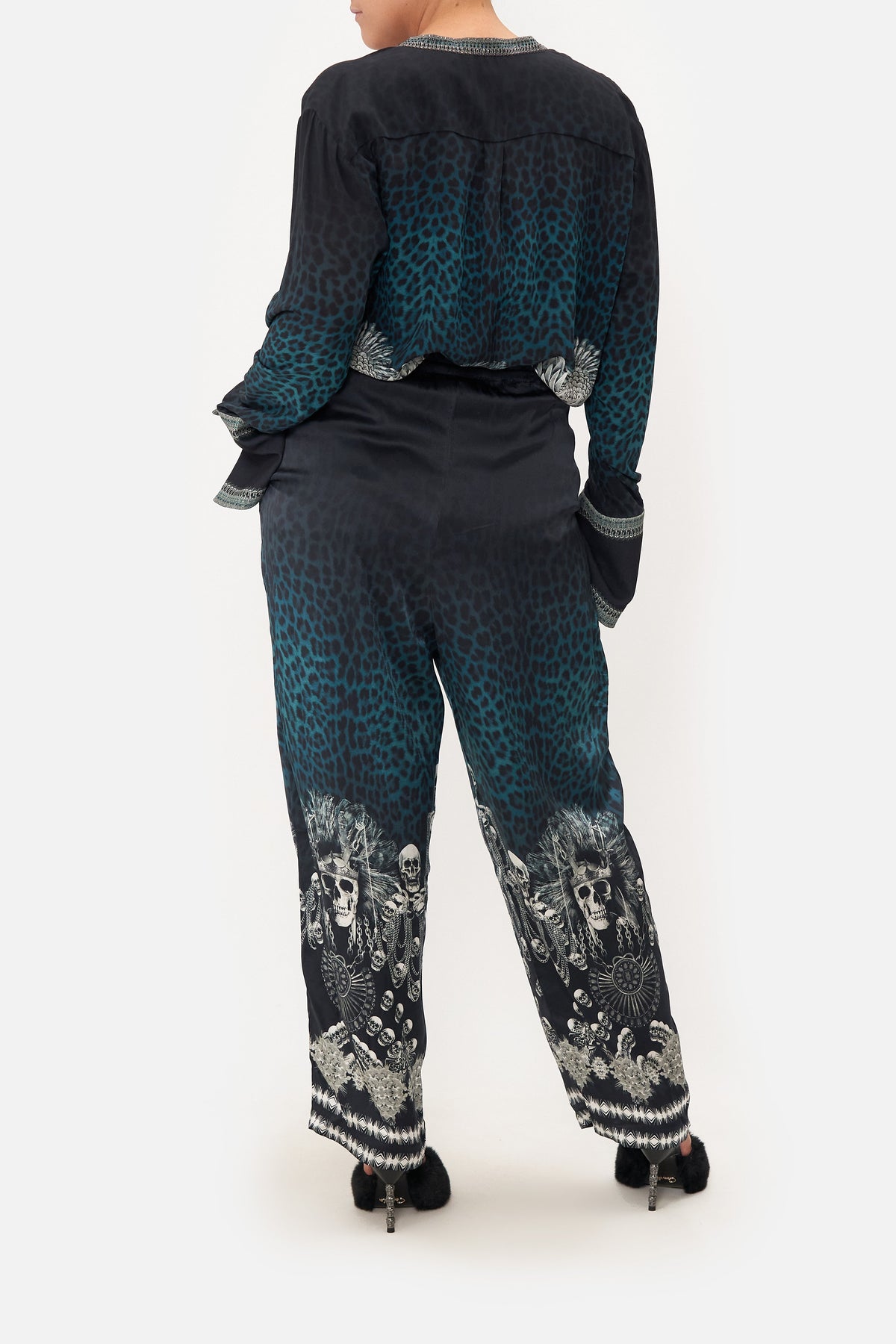 TUCK FRONT HAREM PANT ANIMAL ANARCHY