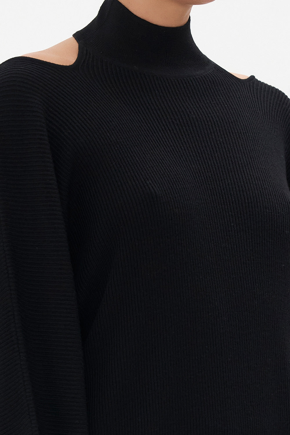 CUT OUT SHOULDER KNIT ORDER OF DISORDER