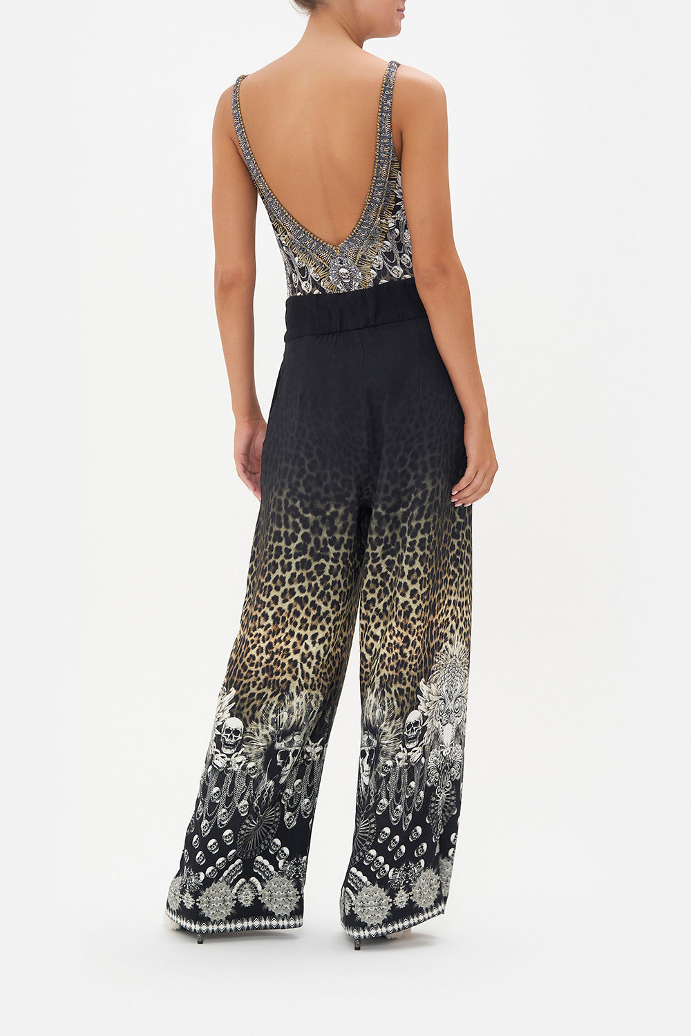 WIDE LEG PANT WITH BUTTONS ORDER OF DISORDER