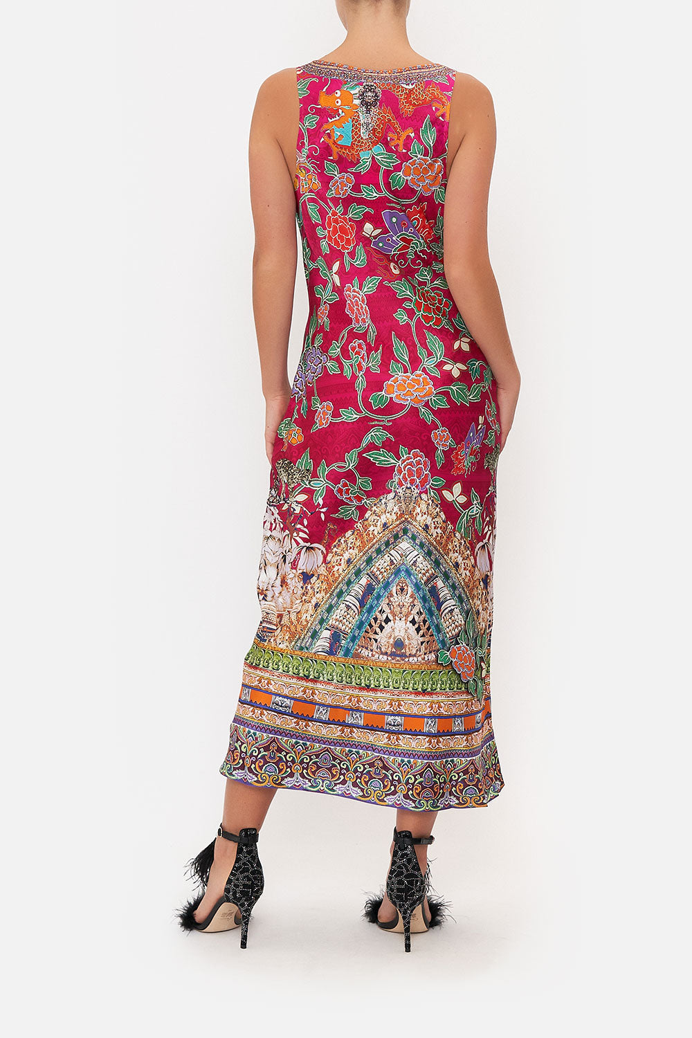 BIAS SLIP WITH WIDE STRAP TASTE OF TWILIGHT