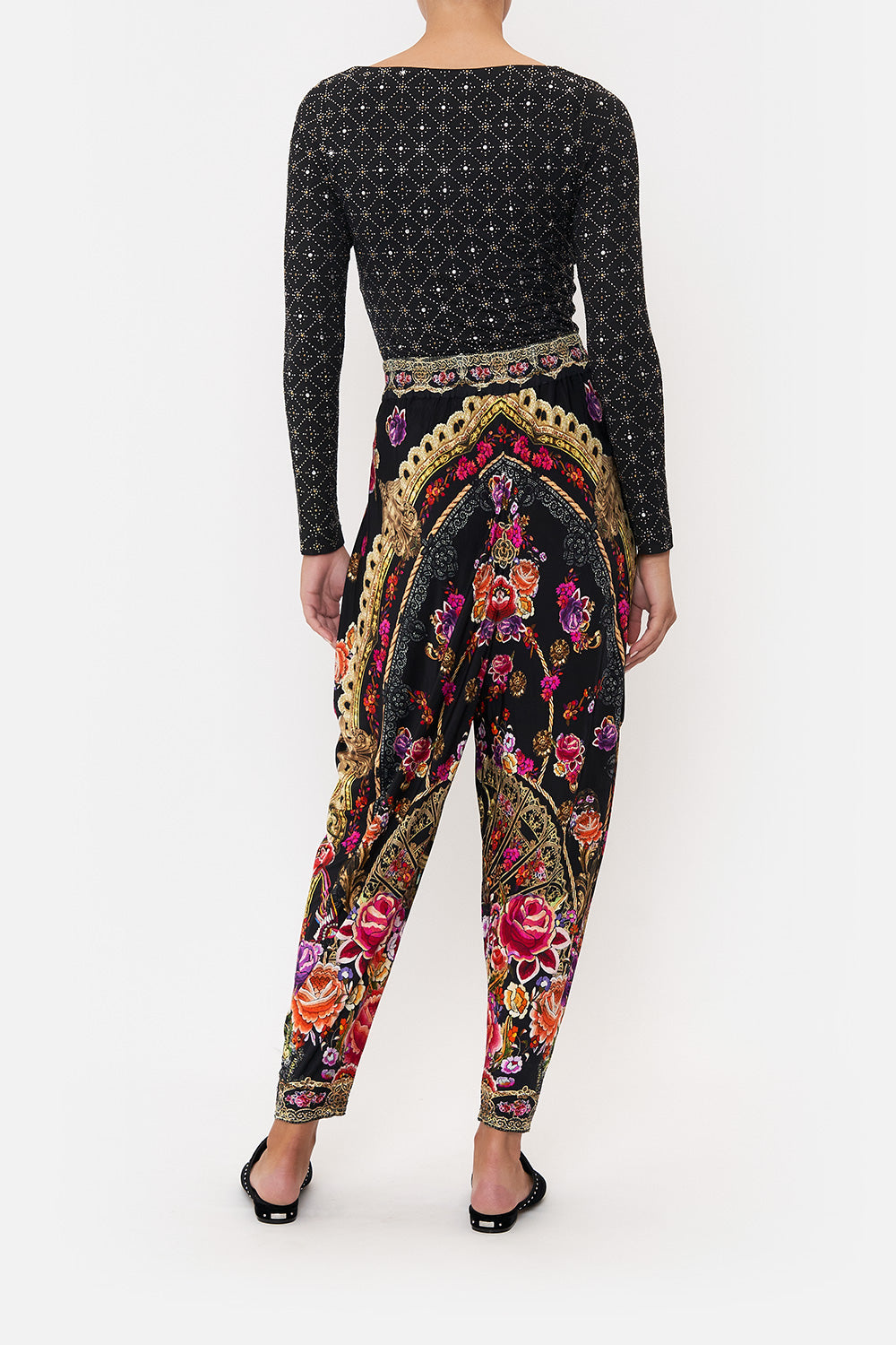 SQUARE NECK JERSEY TOP DANCE WITH DUENDE