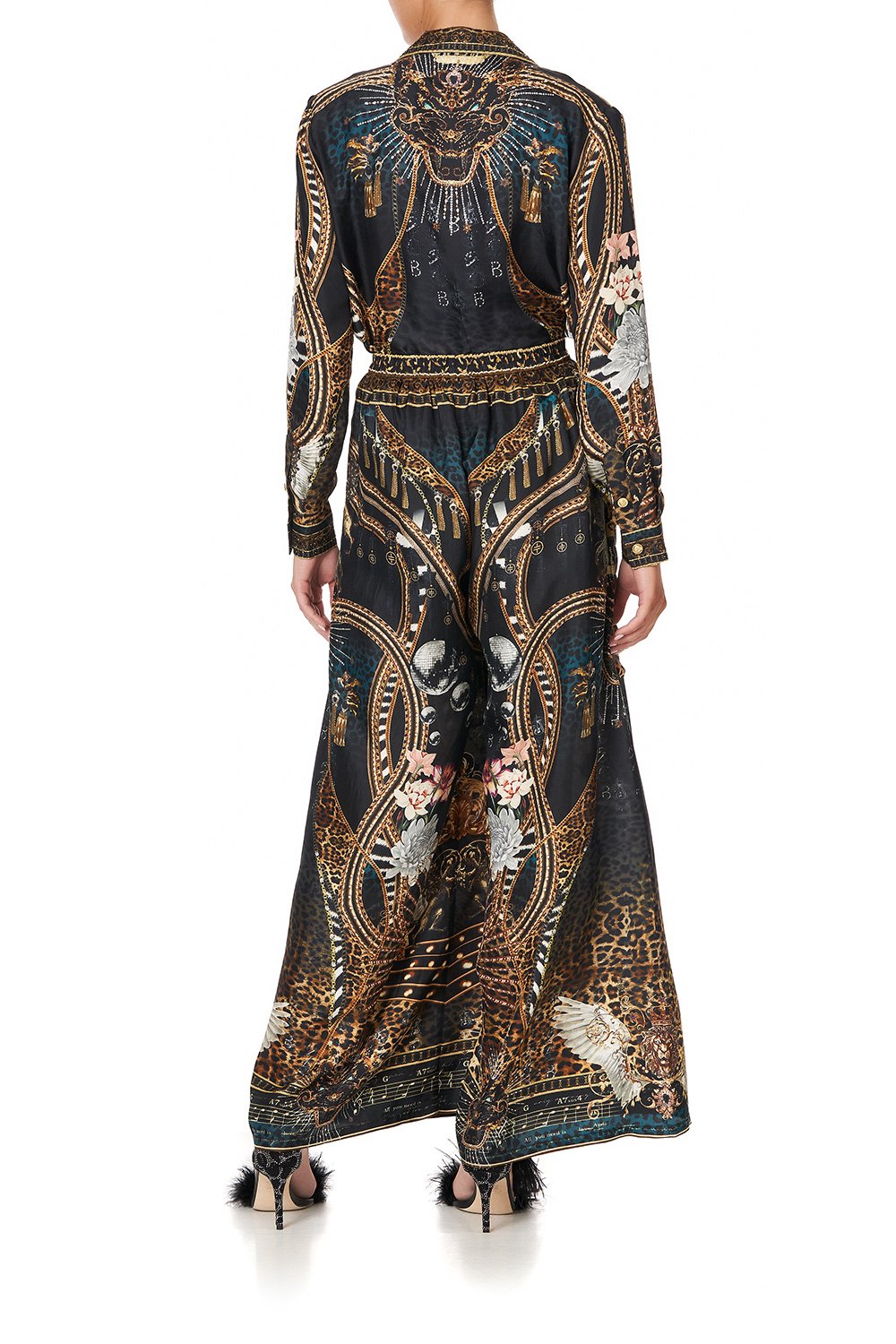 WIDE LEG TROUSER WITH FRONT POCKETS ROCKSTAR ROYALTY