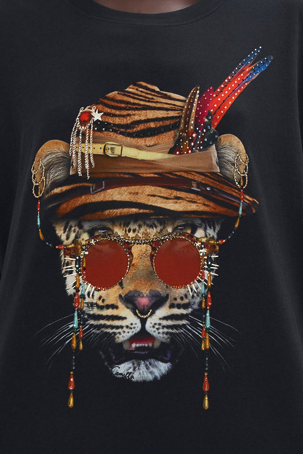 OVERSIZE BAND TEE NATURAL INSTINCT