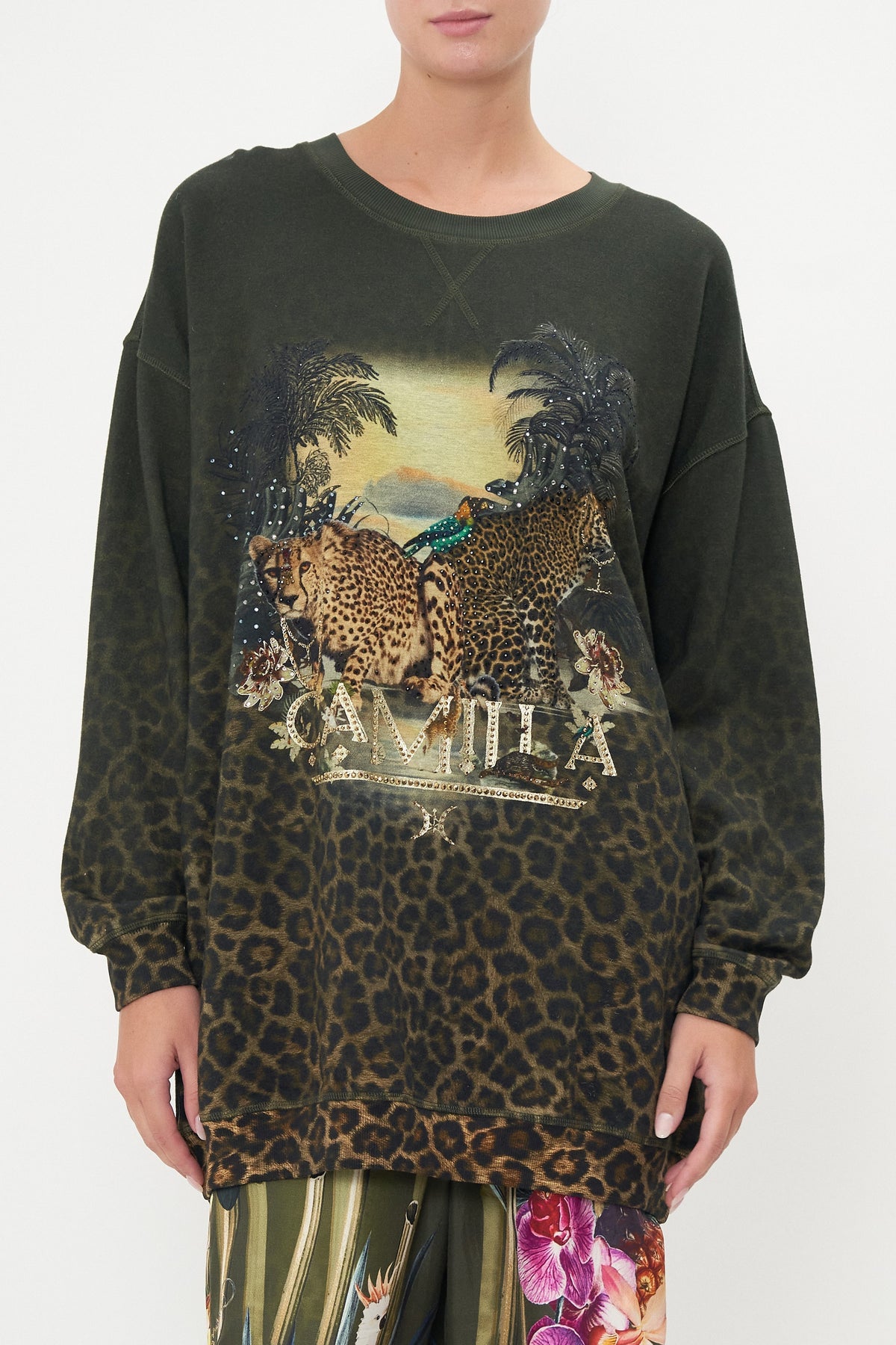 OVERSIZED SWEATER PASSPORT TO PARADISE