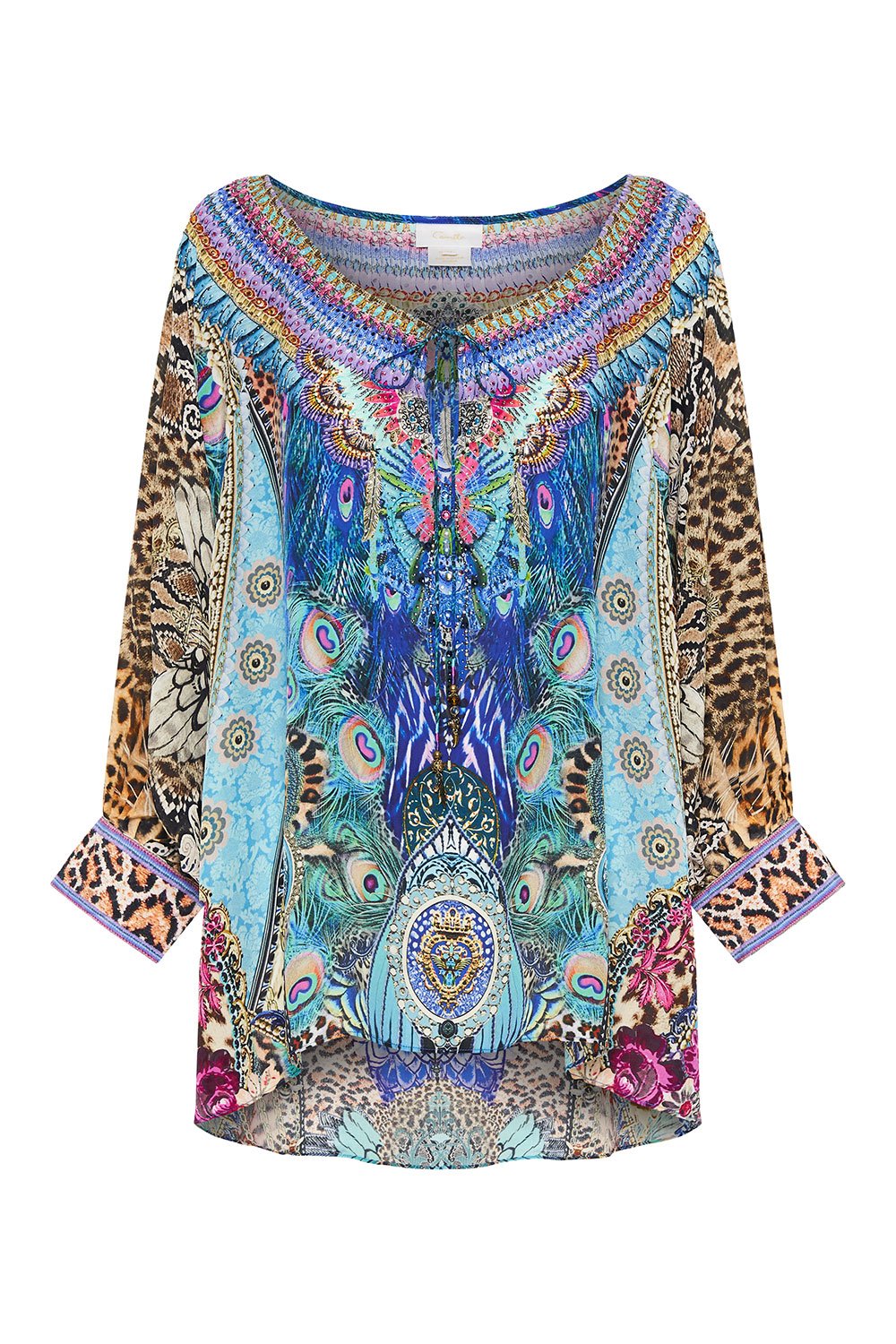 RAGLAN SLEEVE BLOUSE WITH CUFF BASILICA BEEUTY