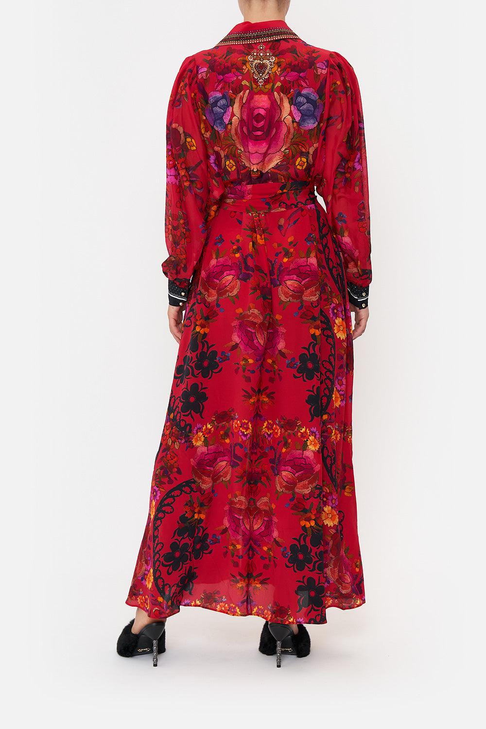 CURVED COLLAR SHIRT DRESS VIEW FROM THE VEIL