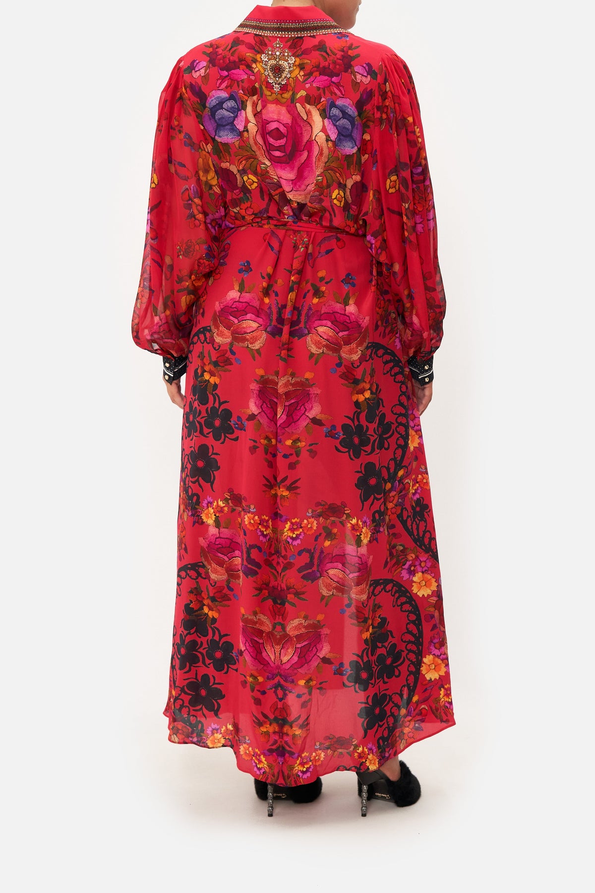 CURVED COLLAR SHIRT DRESS VIEW FROM THE VEIL