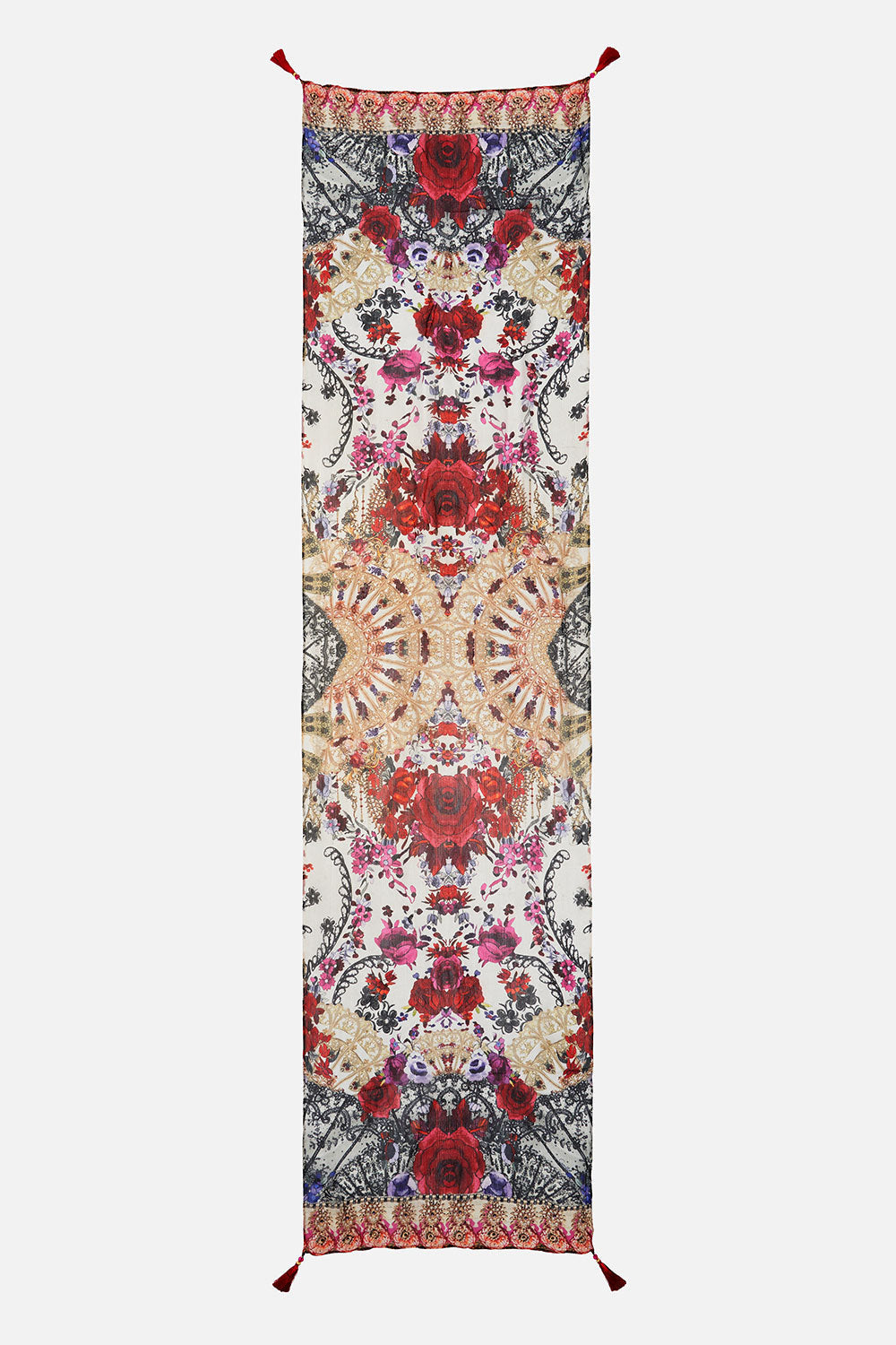 LONG SCARF REIGN OF ROSES