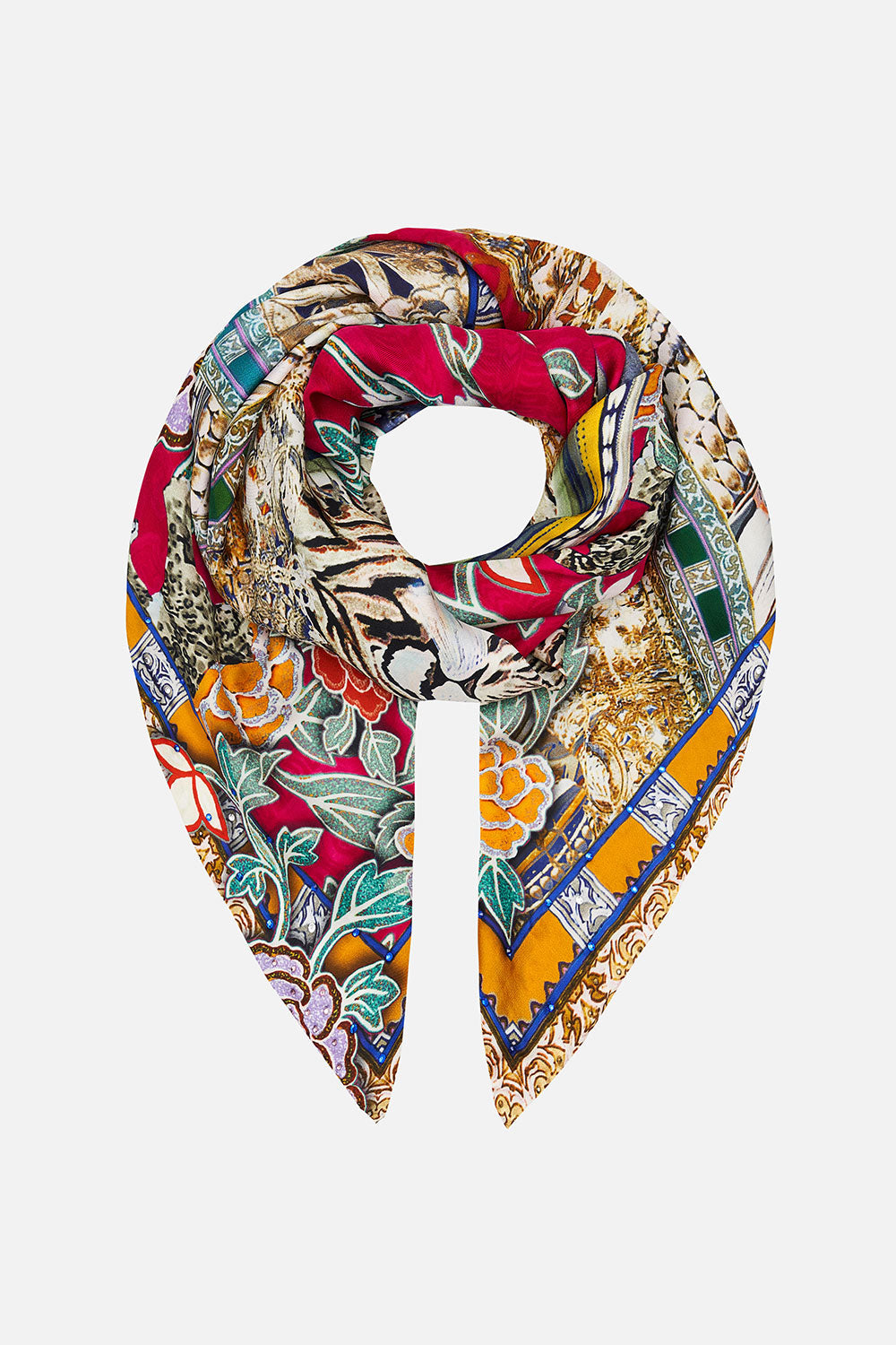 LARGE SQUARE SCARF TASTE OF TWILIGHT