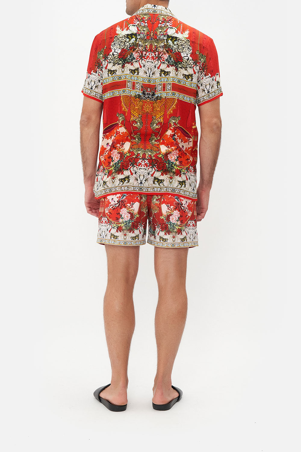 SHORT SLEEVE CAMP COLLARED SHIRT HANGZHOU HOLLYWOOD