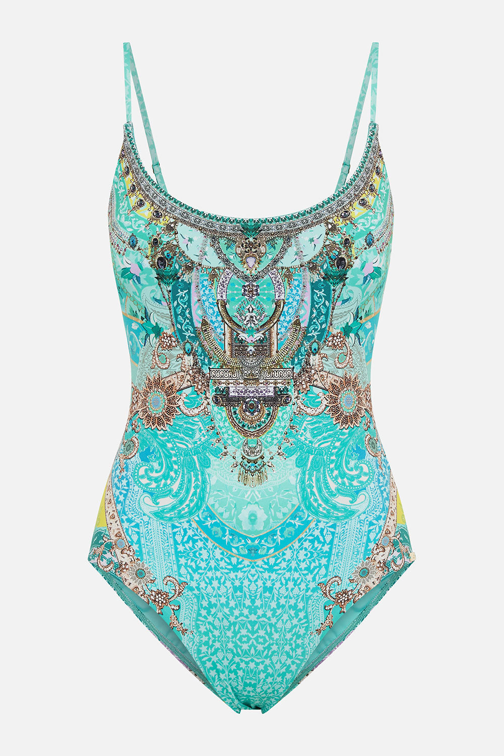 SCOOP NECK ONE PIECE TURN BACK TIME