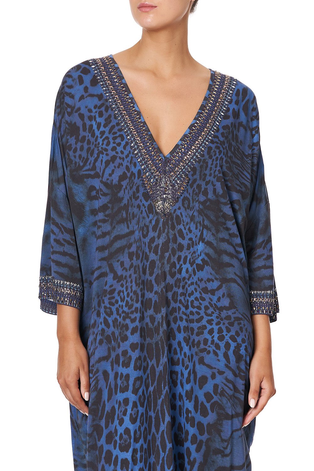 JERSEY V-NECK BATWING KAFTAN THE CATS MEOW