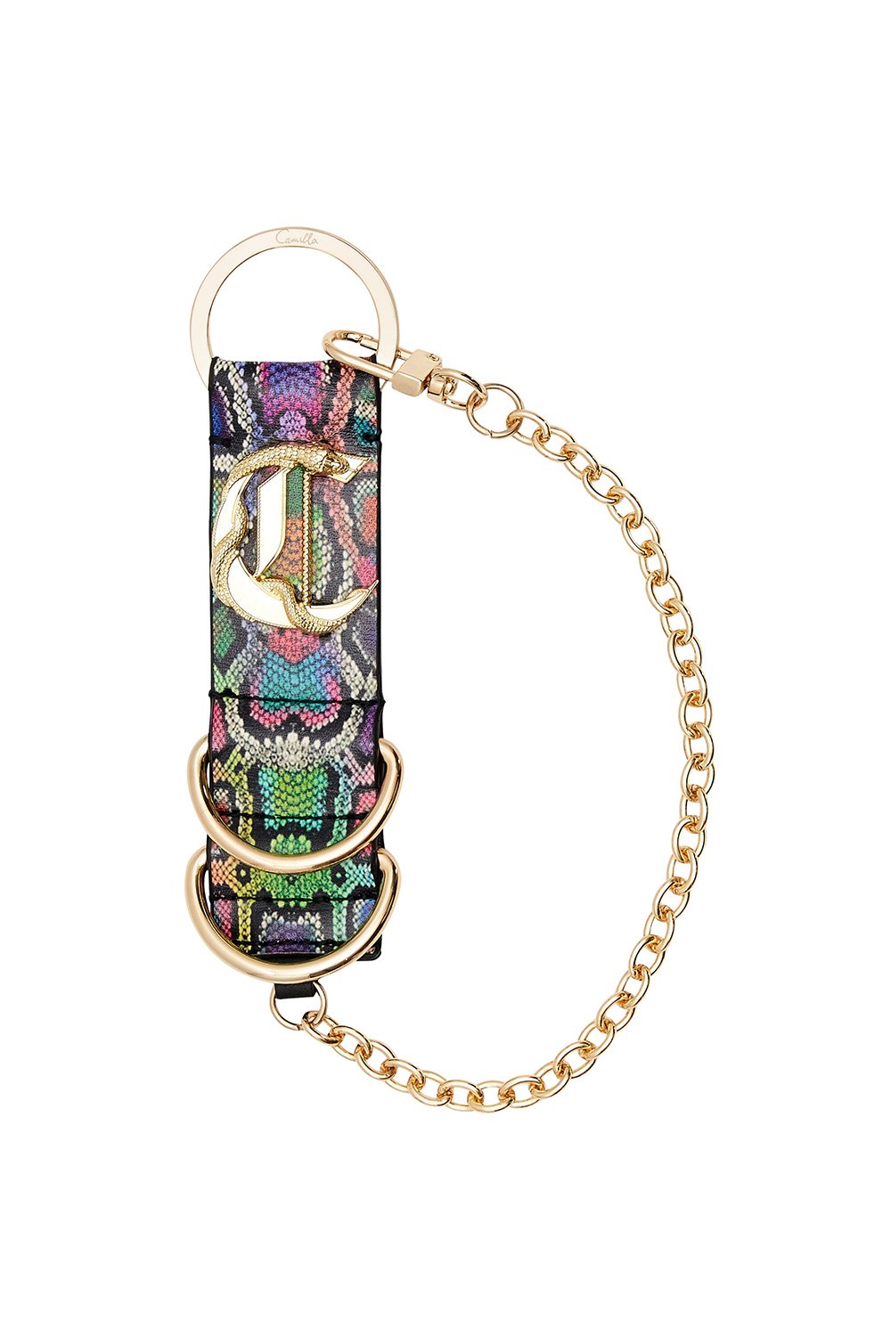 RAINBOW SNAKE KEYRING COMING DOWN FROM COSMOS
