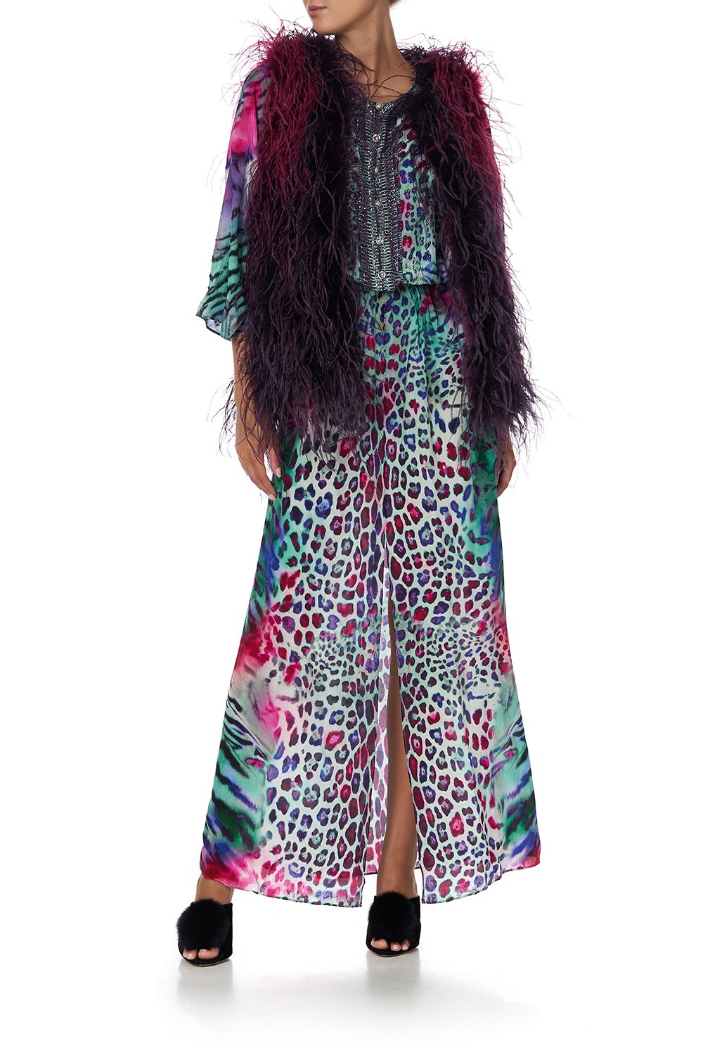 SPLIT POCKET DRESS MIGHTY MEOW