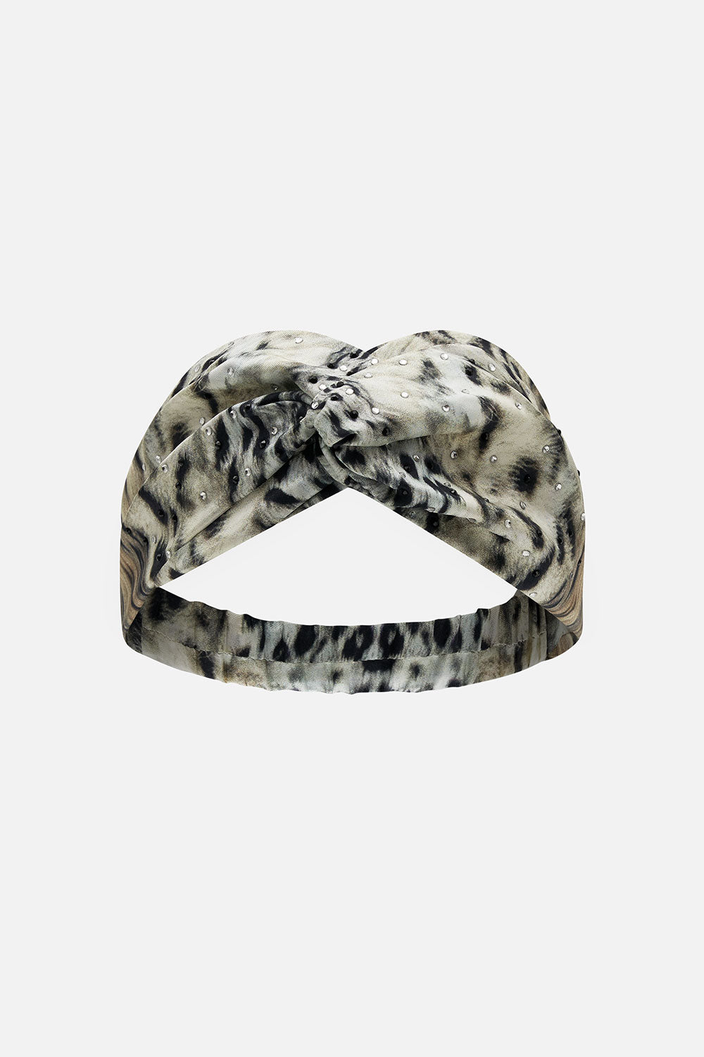 WOVEN TWIST HEADBAND SNOW WHISPERS