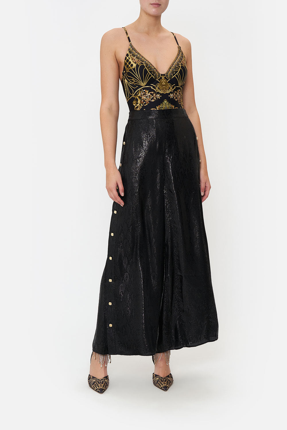 SIDE BUTTON UP PANT SHADOWS OF ARMADA