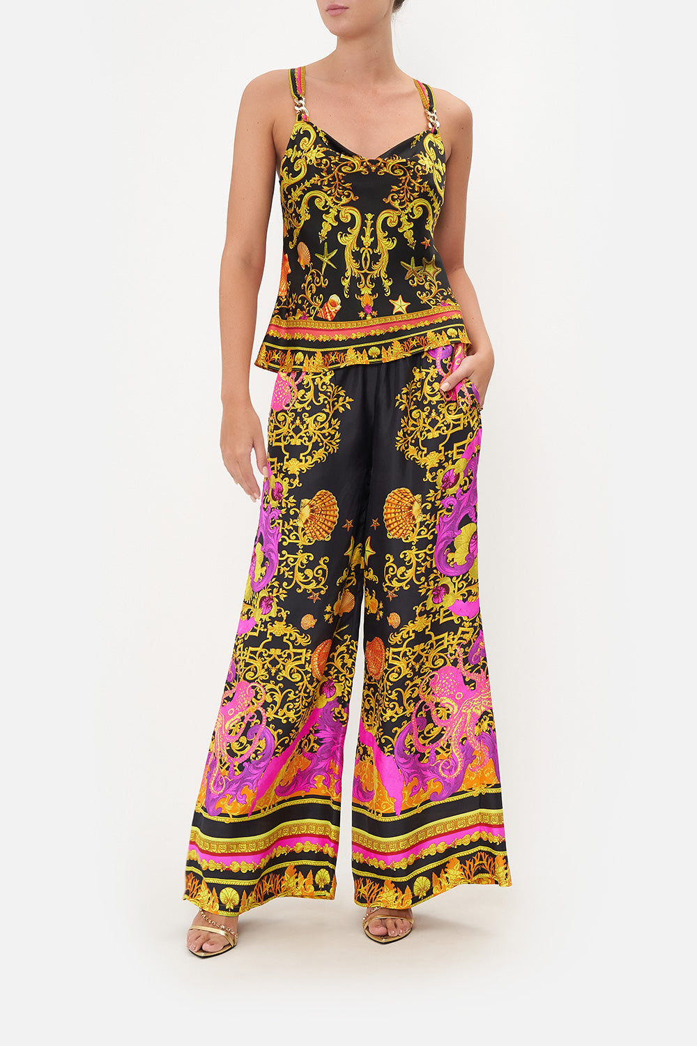 BIAS SLIP TANK WITH WIDE STRAPS OCTOPIA