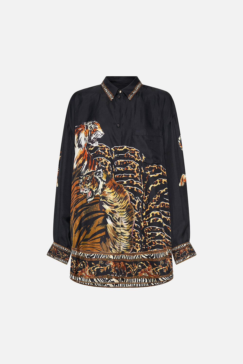 OVERSIZED SHIRT TIGER TALK