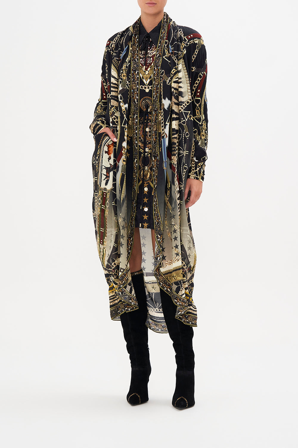 LONG CASUAL JACKET WITH POCKETS BOSS OF THE BRUMBIES