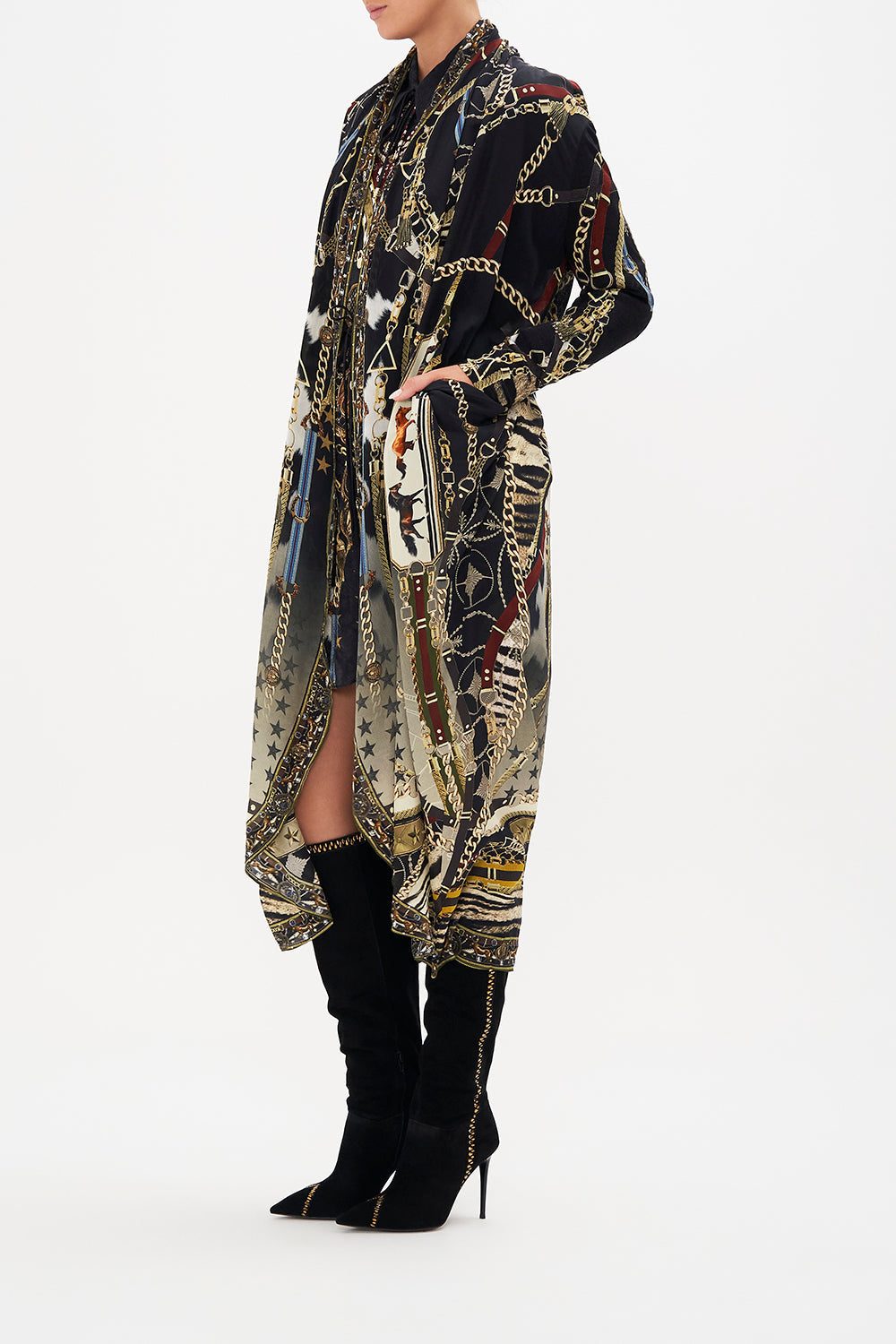 LONG CASUAL JACKET WITH POCKETS BOSS OF THE BRUMBIES