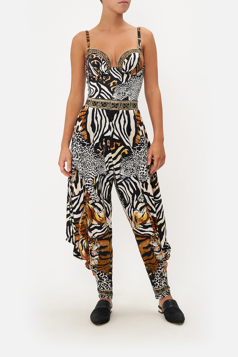 JERSEY DRAPE PANT WITH POCKET WHATS NEW PUSSYCAT