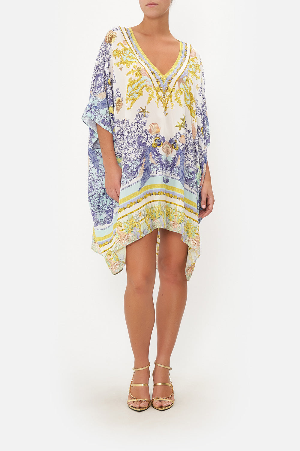 RECTANGULAR V NECK KAFTAN STAR OF THE SEA