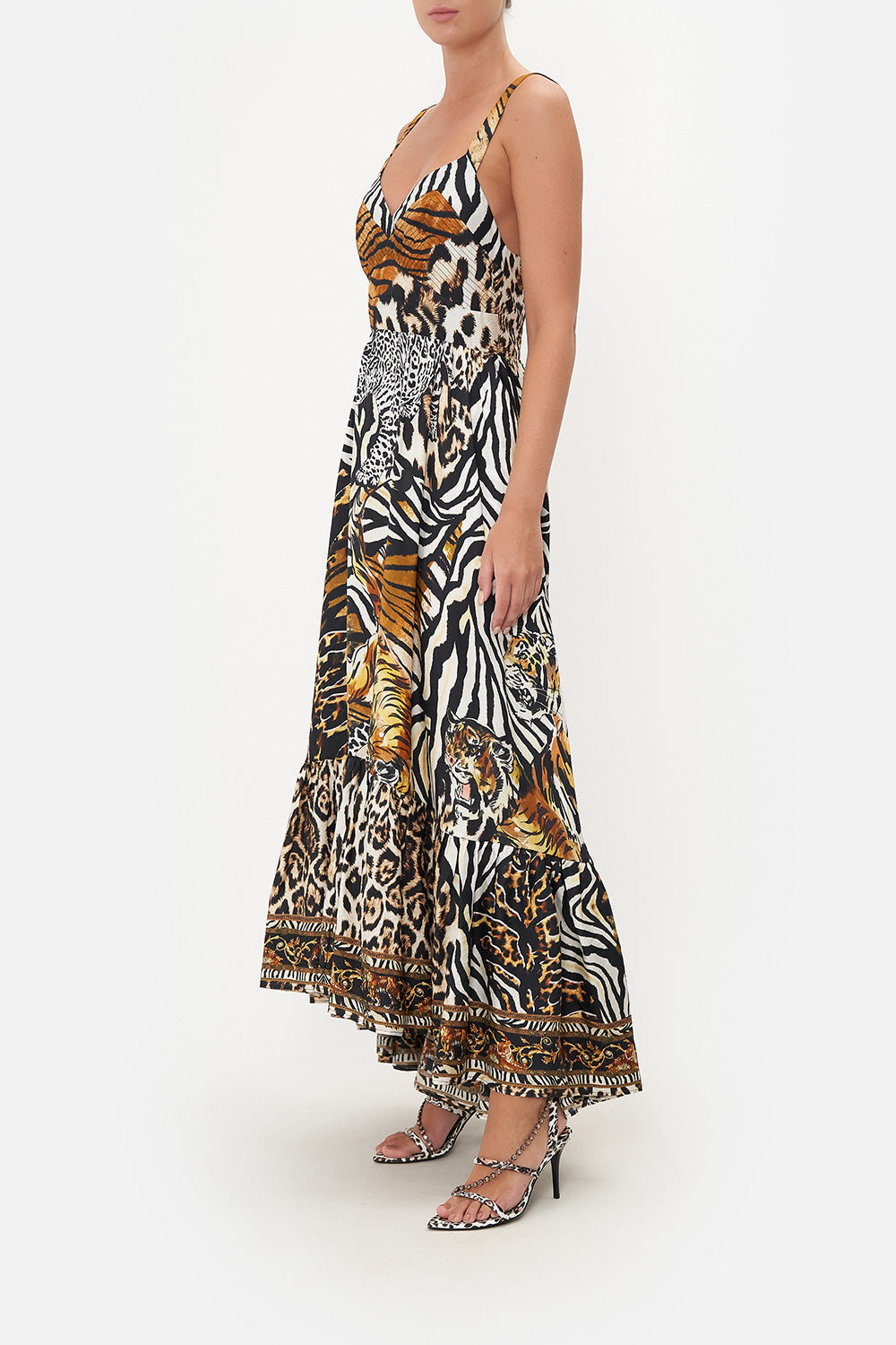 DRESS WITH FITTED BODICE WHATS NEW PUSSYCAT