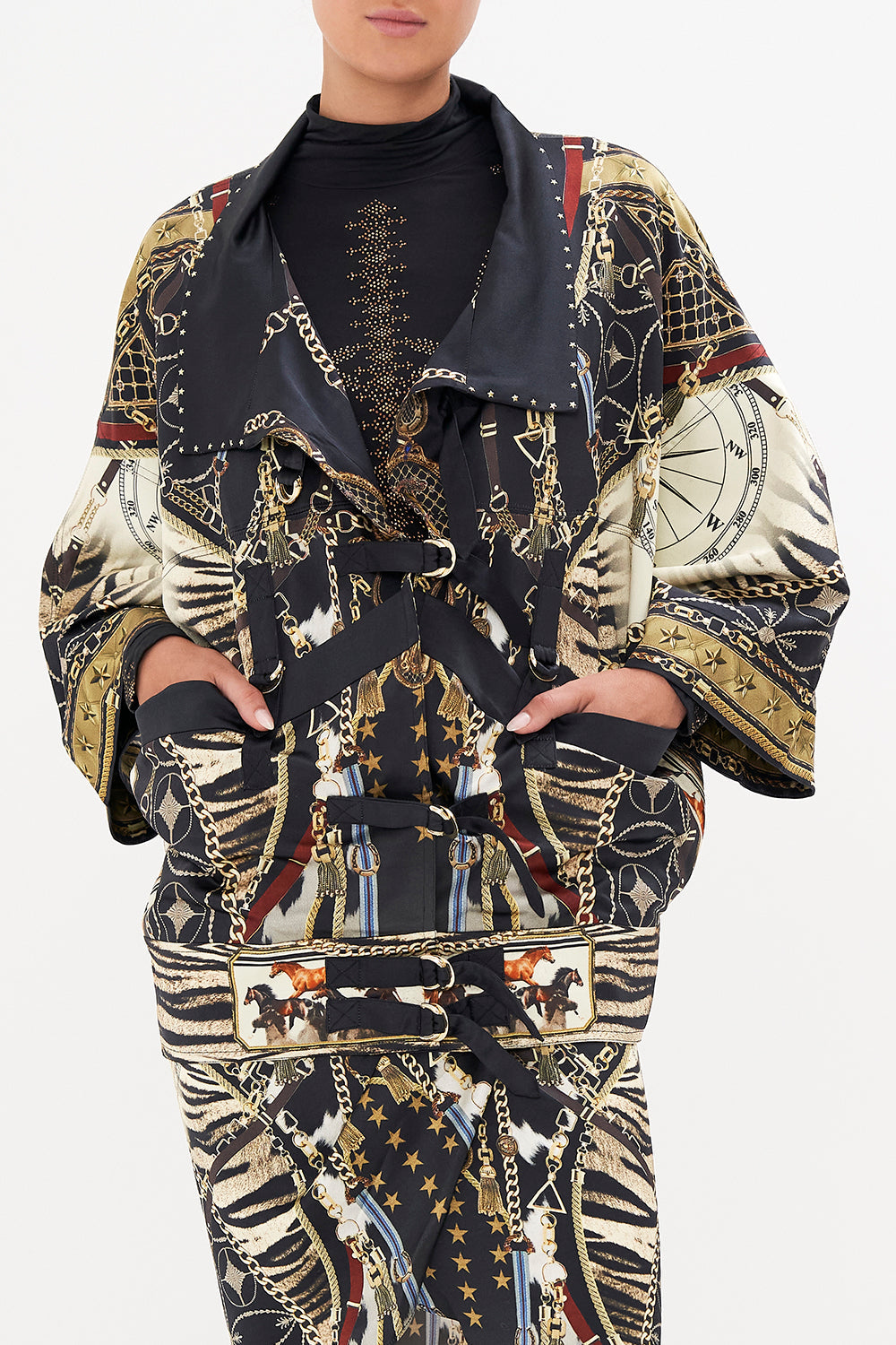 DROP SLEEVE PANELLED JACKET BOSS OF THE BRUMBIES