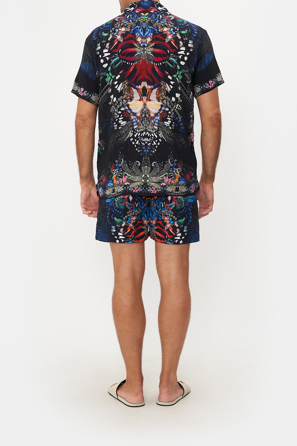 SHORT SLEEVE CAMP COLLARED SHIRT FLUTTER BY