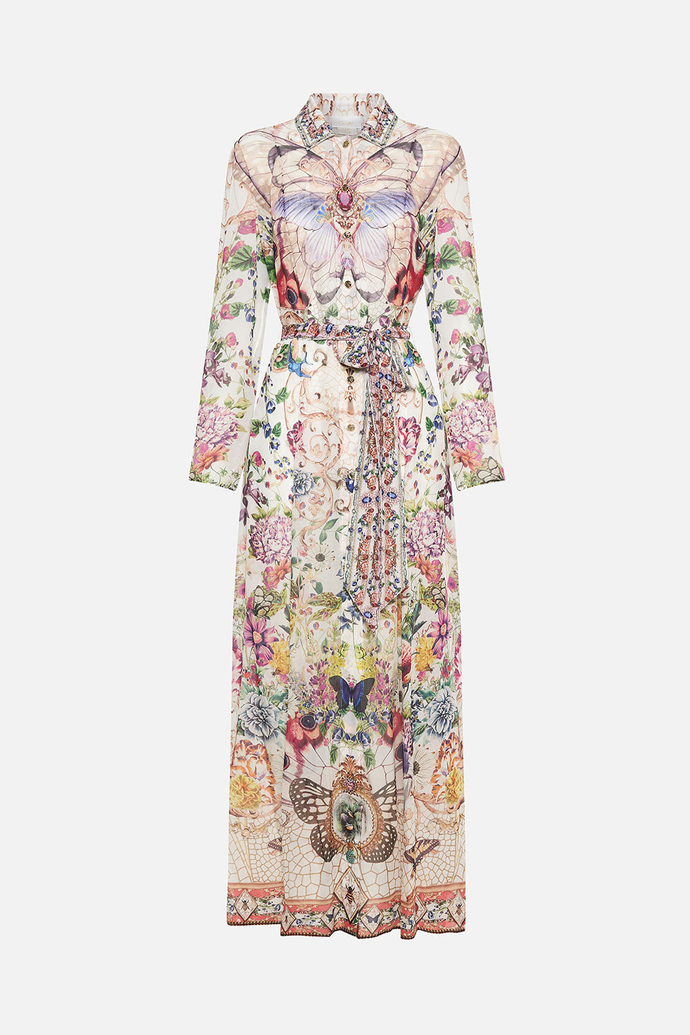 PRINTED TRENCH QUEENS BEE HIVE