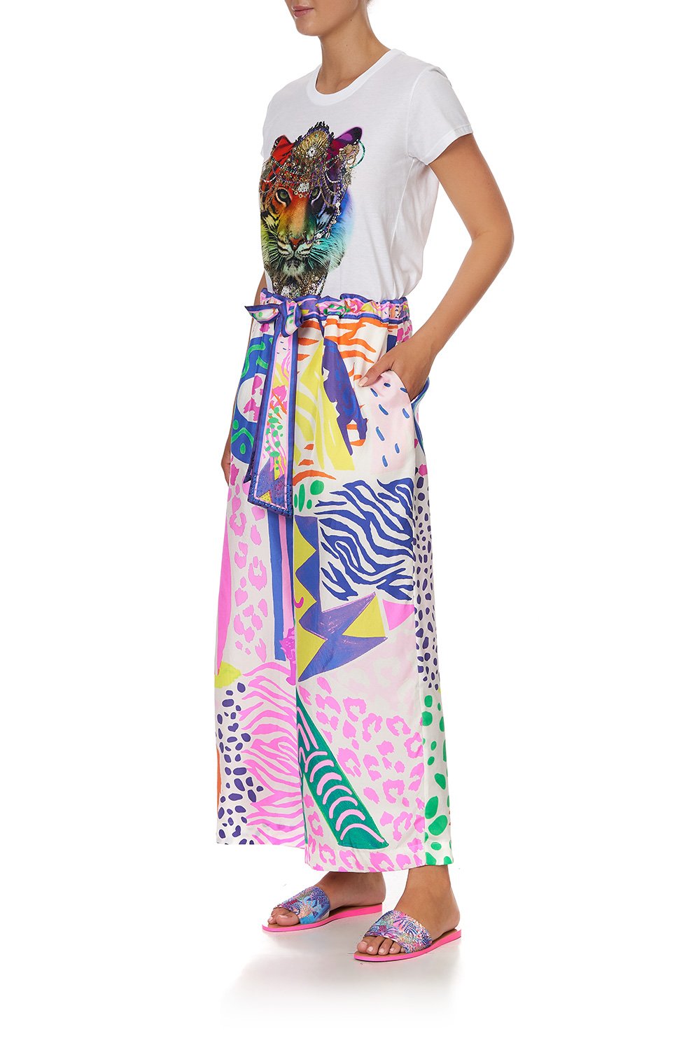 LOUNGE TROUSER WITH WAIST TIE BONZA BABE