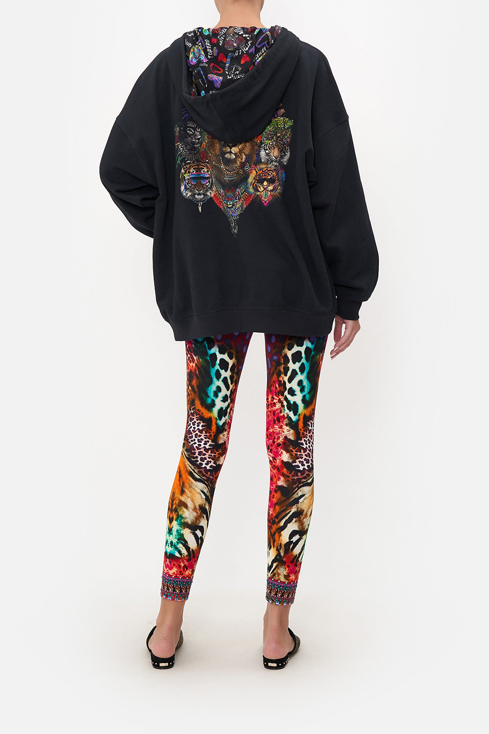 OVERSIZE BOYFRIEND HOODIE SURREALIST XANADU