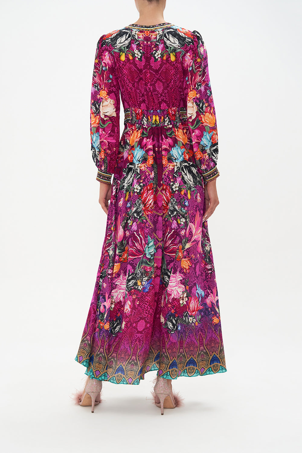 BUTTON DRESS WITH SHAPED WAISTBAND VISION OF VENOM