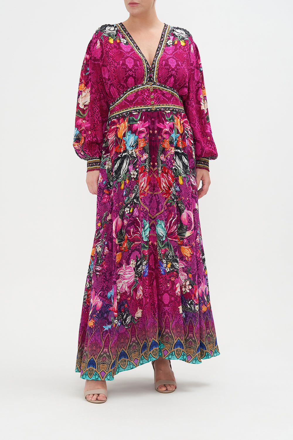 BUTTON DRESS WITH SHAPED WAISTBAND VISION OF VENOM