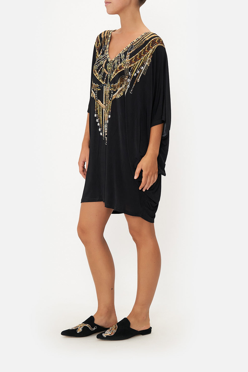 BAT SLEEVE DRESS EASY TIGER