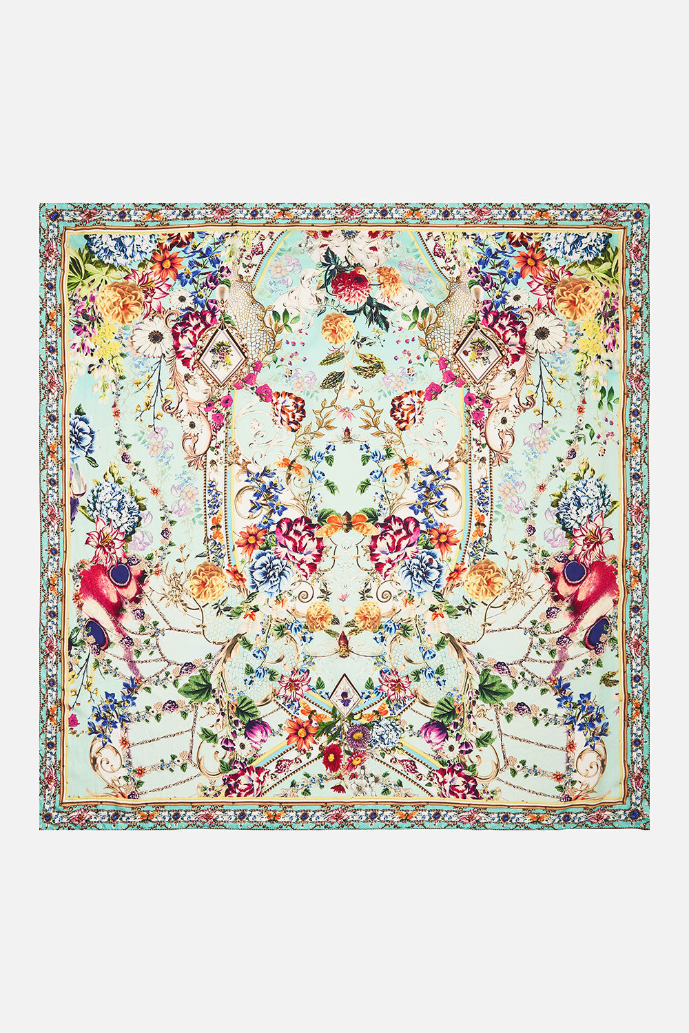 LARGE SQUARE SCARF HONEY HONEY