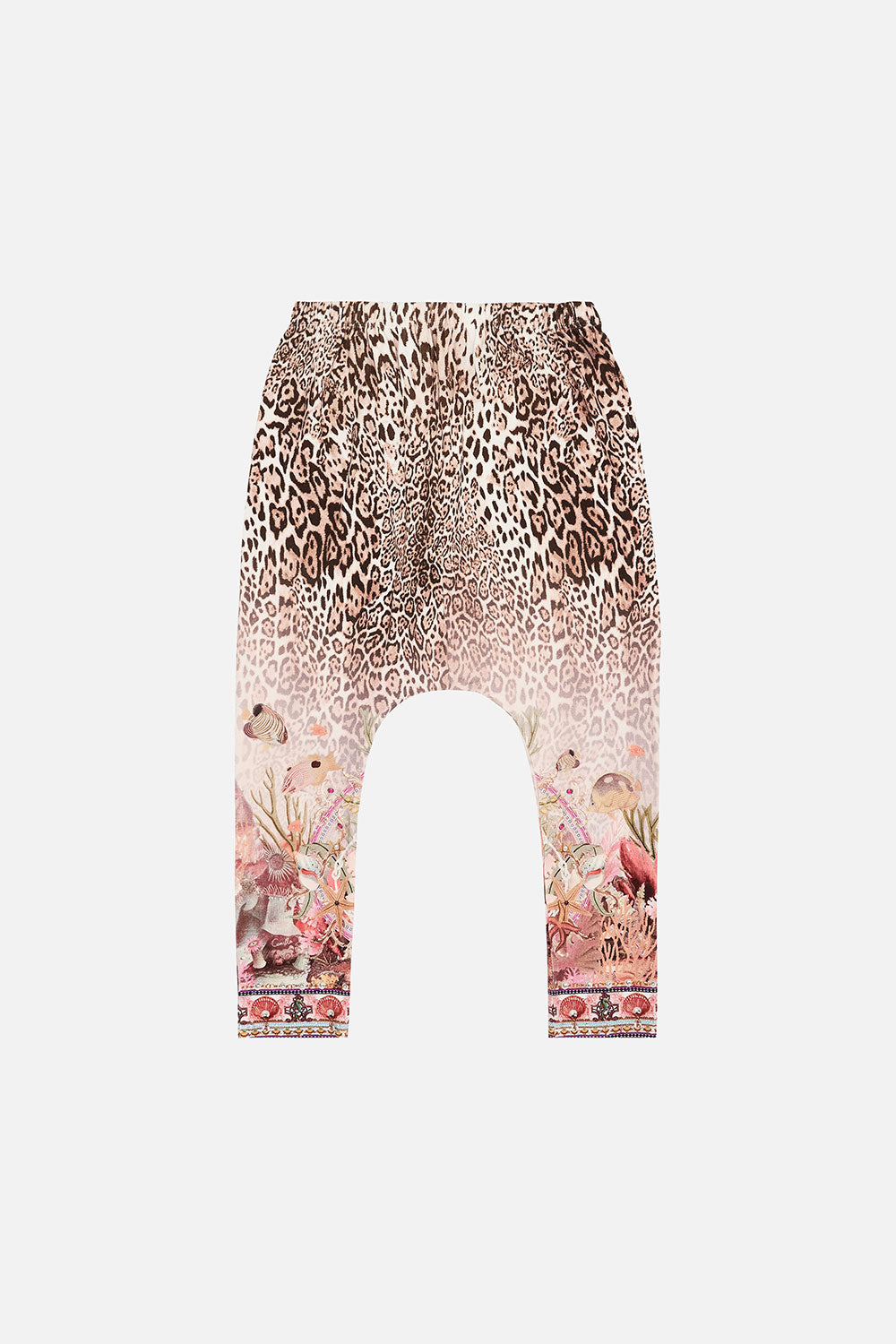 KIDS DROP CROTCH HAREM PANT 12-14 SEAHORSE SONNET