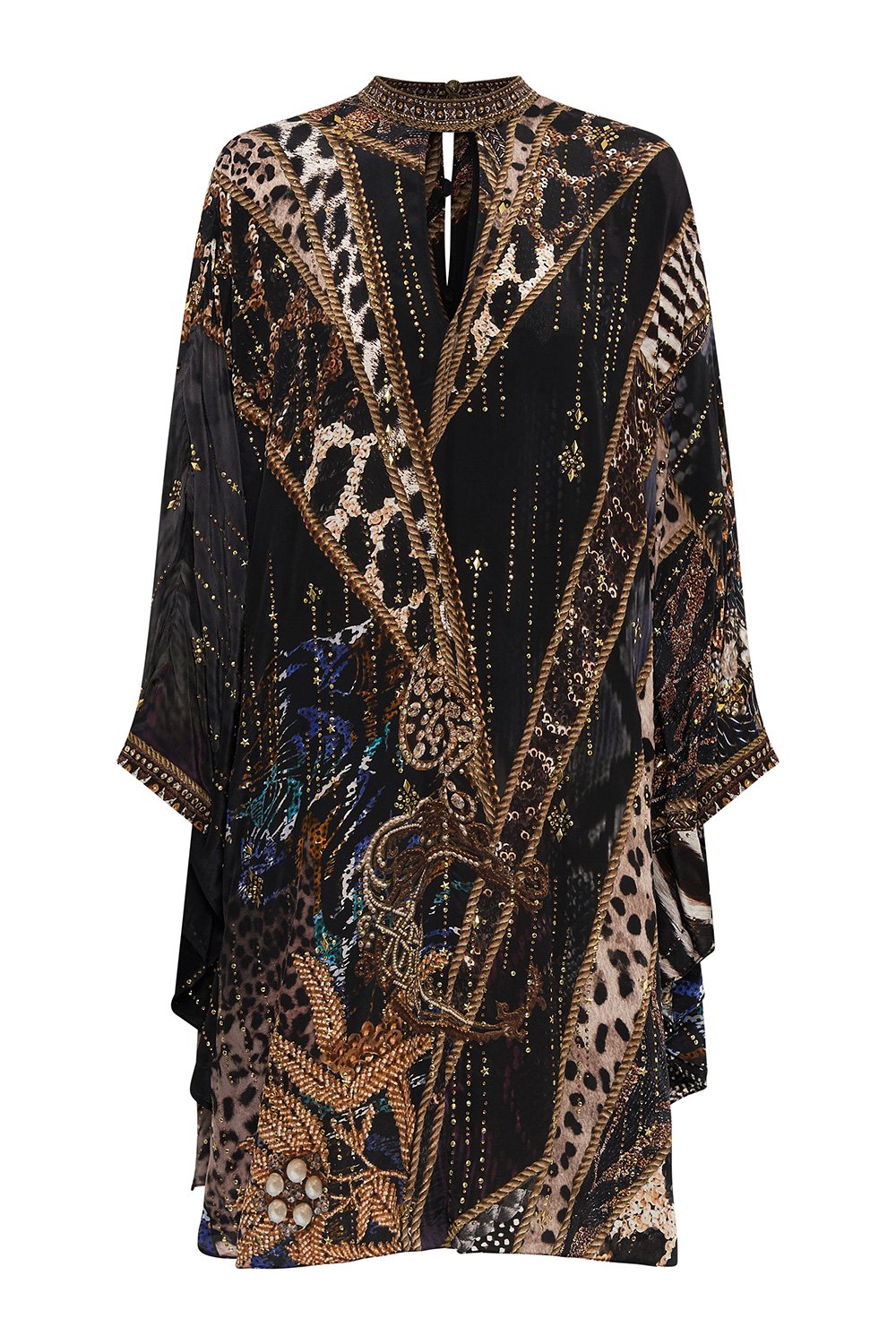 SHORT KAFTAN WITH HIGH NECK LADY STARDUST