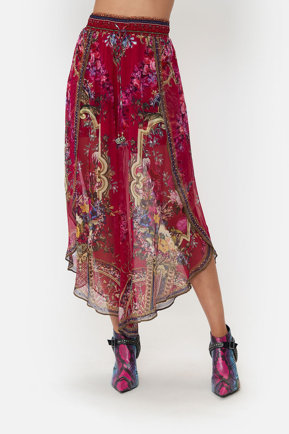 CURVED HEM PANT BOHEME BLOOMS