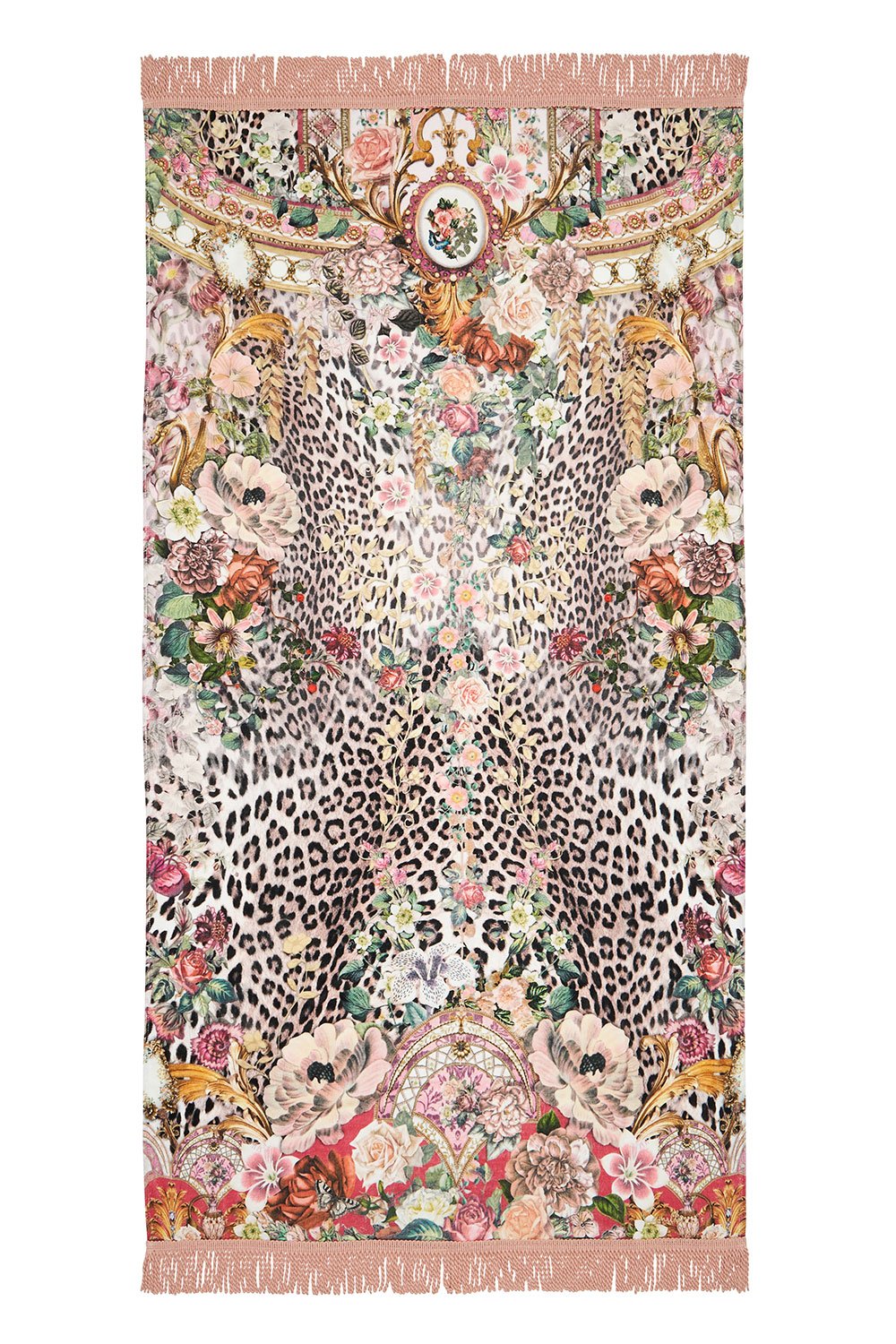 RECTANGLE TOWEL WITH FRINGE ANARCHY AT ANNABELS