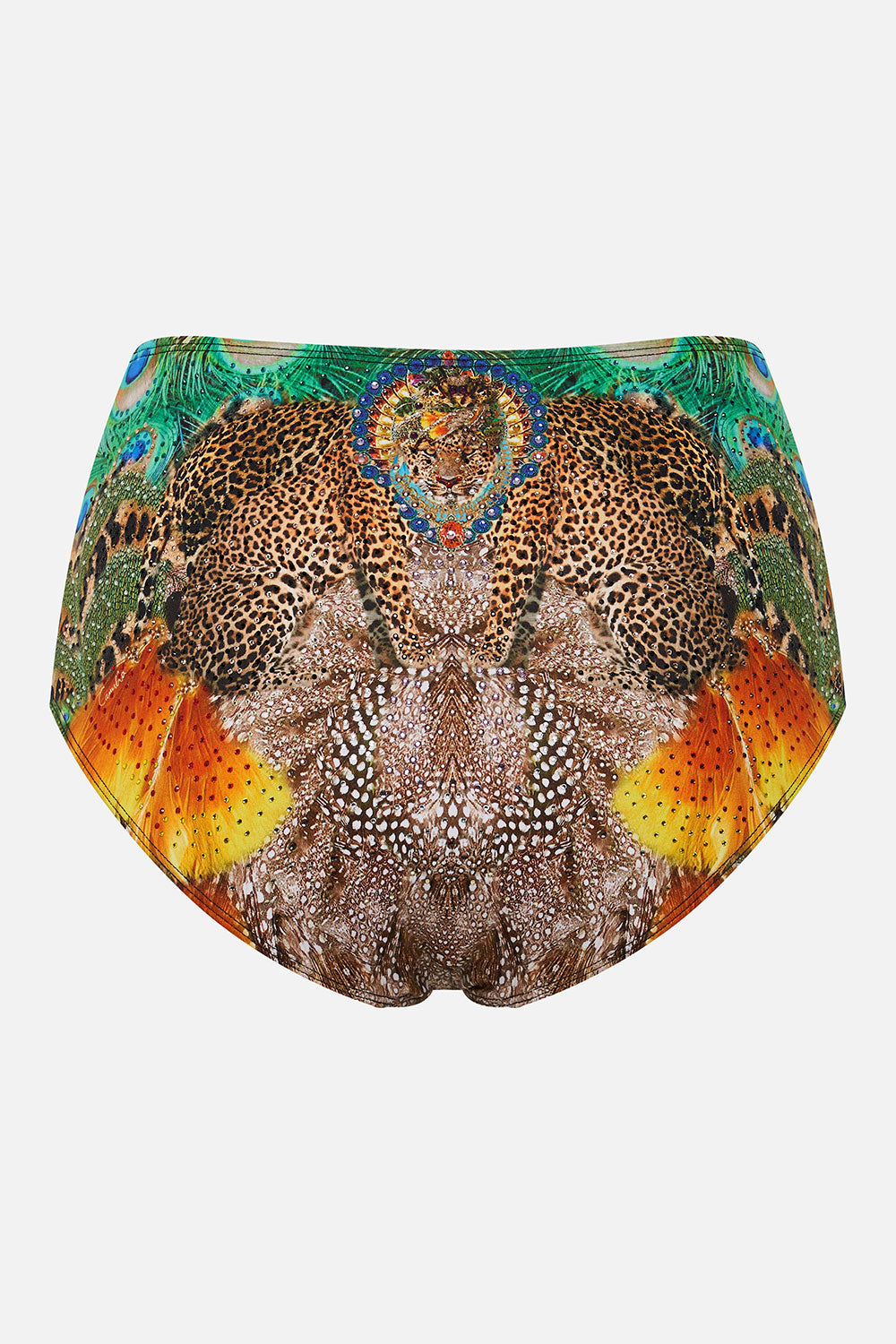 EMBELLISHED HIGH WAISTED PANT SURREALIST XANADU