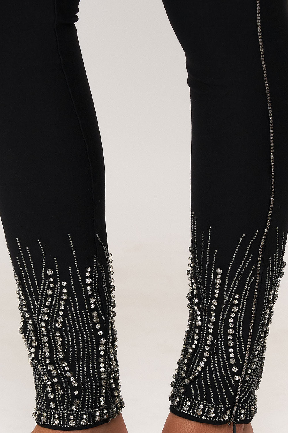 PONTE PANT WITH ANKLE ZIP ORDER OF DISORDER