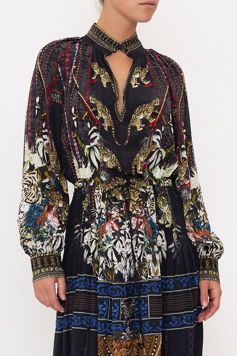 LONG SLEEVE DRESS WITH COLLAR HOLLYWOOD HEIST