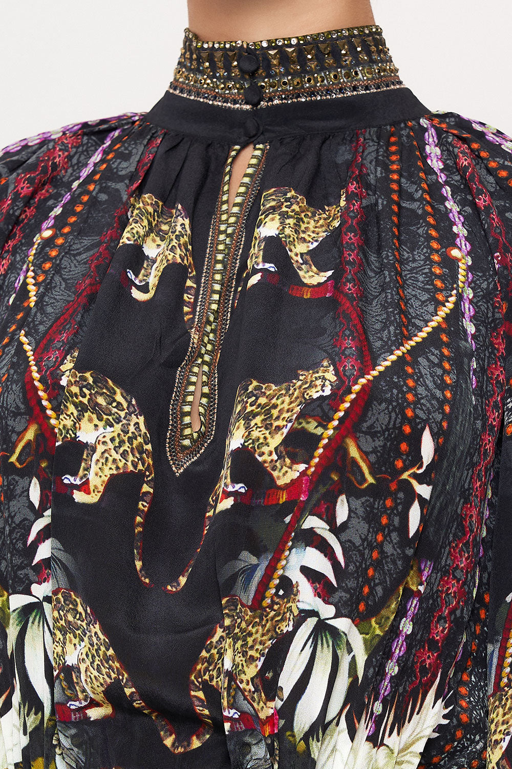 LONG SLEEVE DRESS WITH COLLAR HOLLYWOOD HEIST